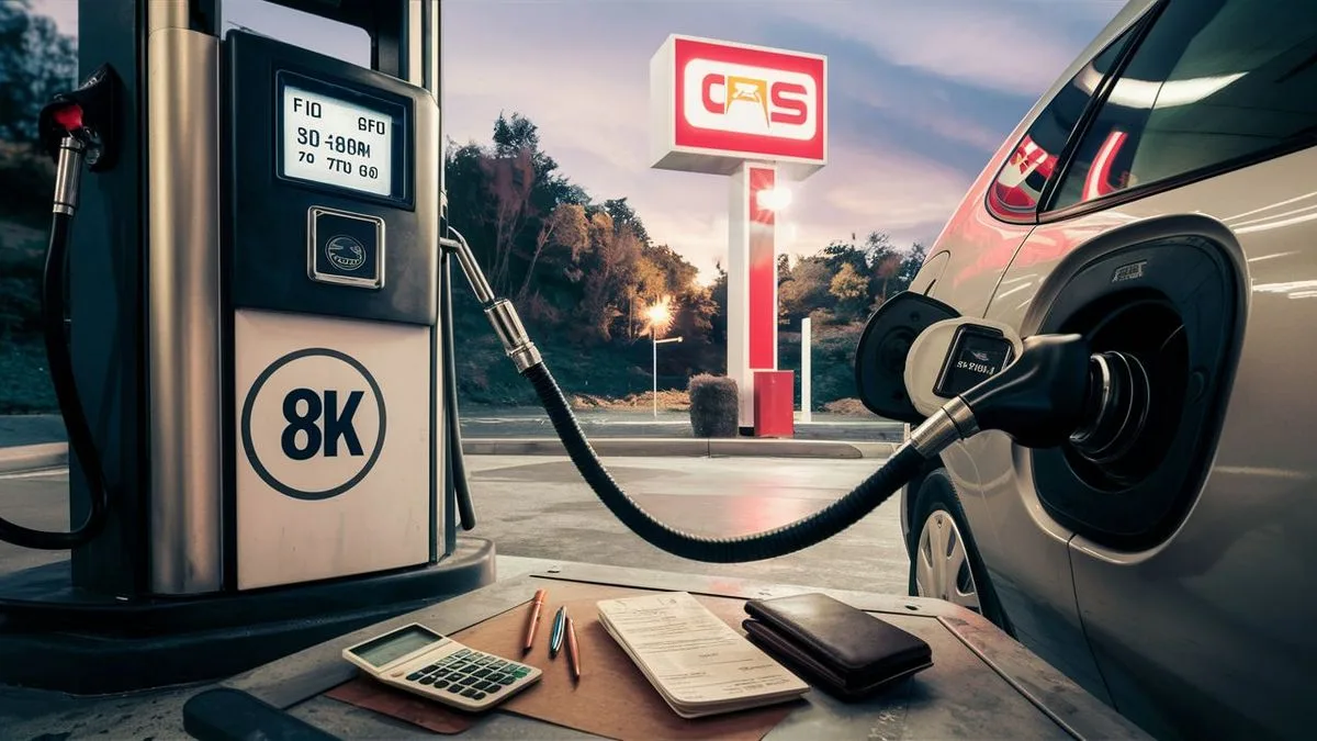 Jak obliczyć koszt tankowania gazu do samochodu na stacji benzynowej?